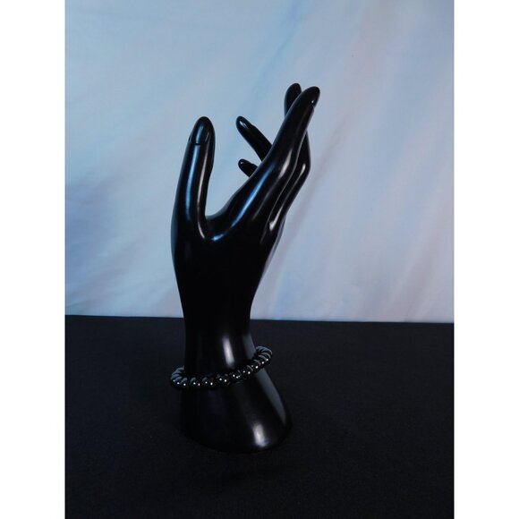 Hematite Stretch Bracelet Unisex Grounding Protection Strength Crystal Jewelry - Picture 9 of 12